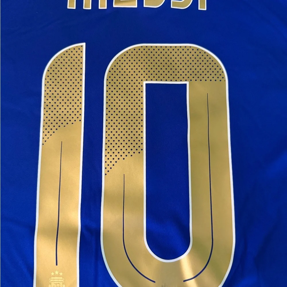 Adidas Argentina National Team Away 23/24 Soccer Jersey Messi 10 Men’s Size - Picture 8 of 9